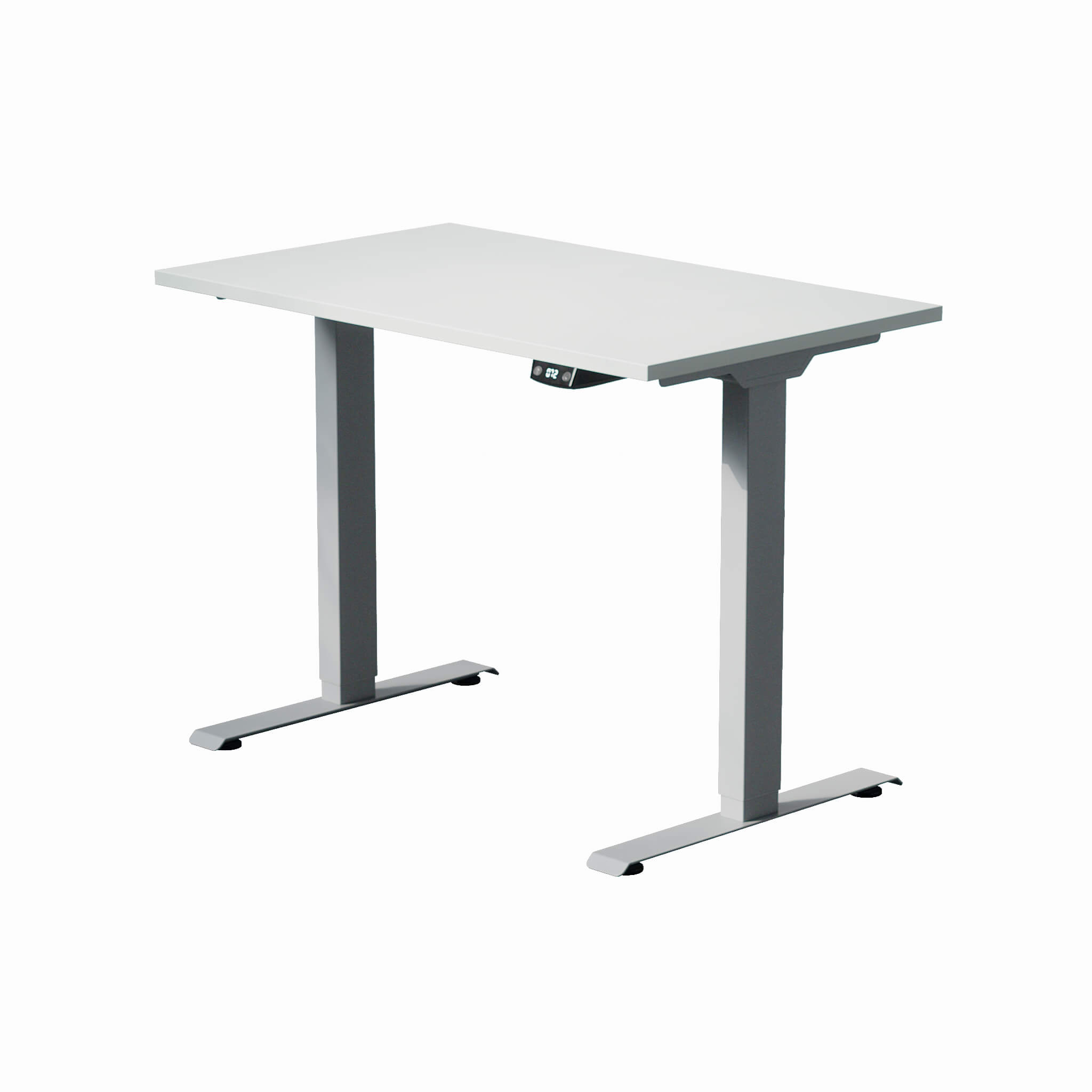 hoj-och-sankbart-skrivbord-professional-silver-stativ-och-gra-skiva